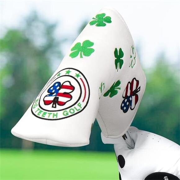 Golf Blade PutterCover HeadcoverClub Protector Magnetic Bar Closure Putter Cover - Picture 7 of 7